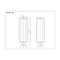 Z-Lite Dunbroch 1 Light Outdoor Pier Mounted Fixture, Deep Bronze + Outdoor Brass & Clear 584PHBS-SQPM-DBZ - alternate 8